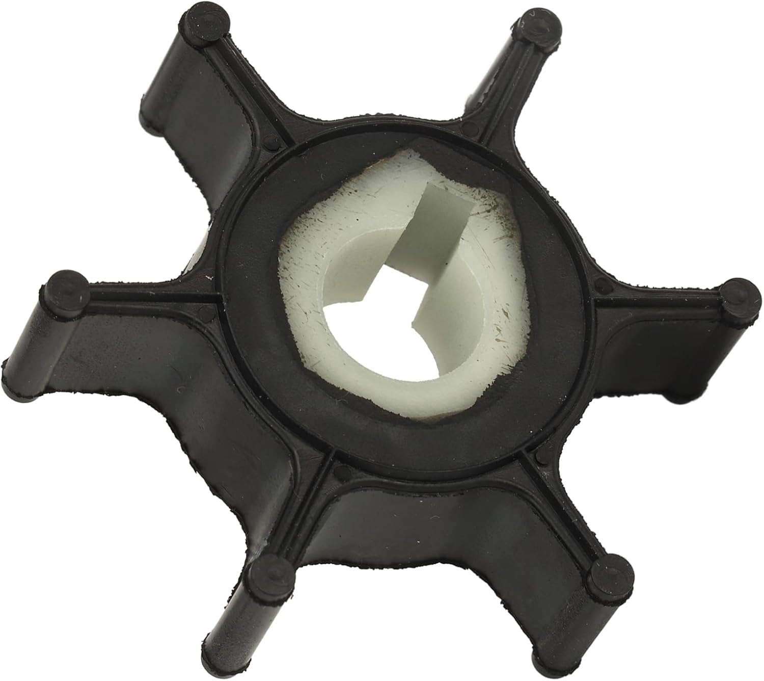 Tnfeeon 6 Vane/Wing Impeller, Rubber Material, Superior Performance, Reliable Johnson Outboard for 1968 to 1979 Motors image number 4