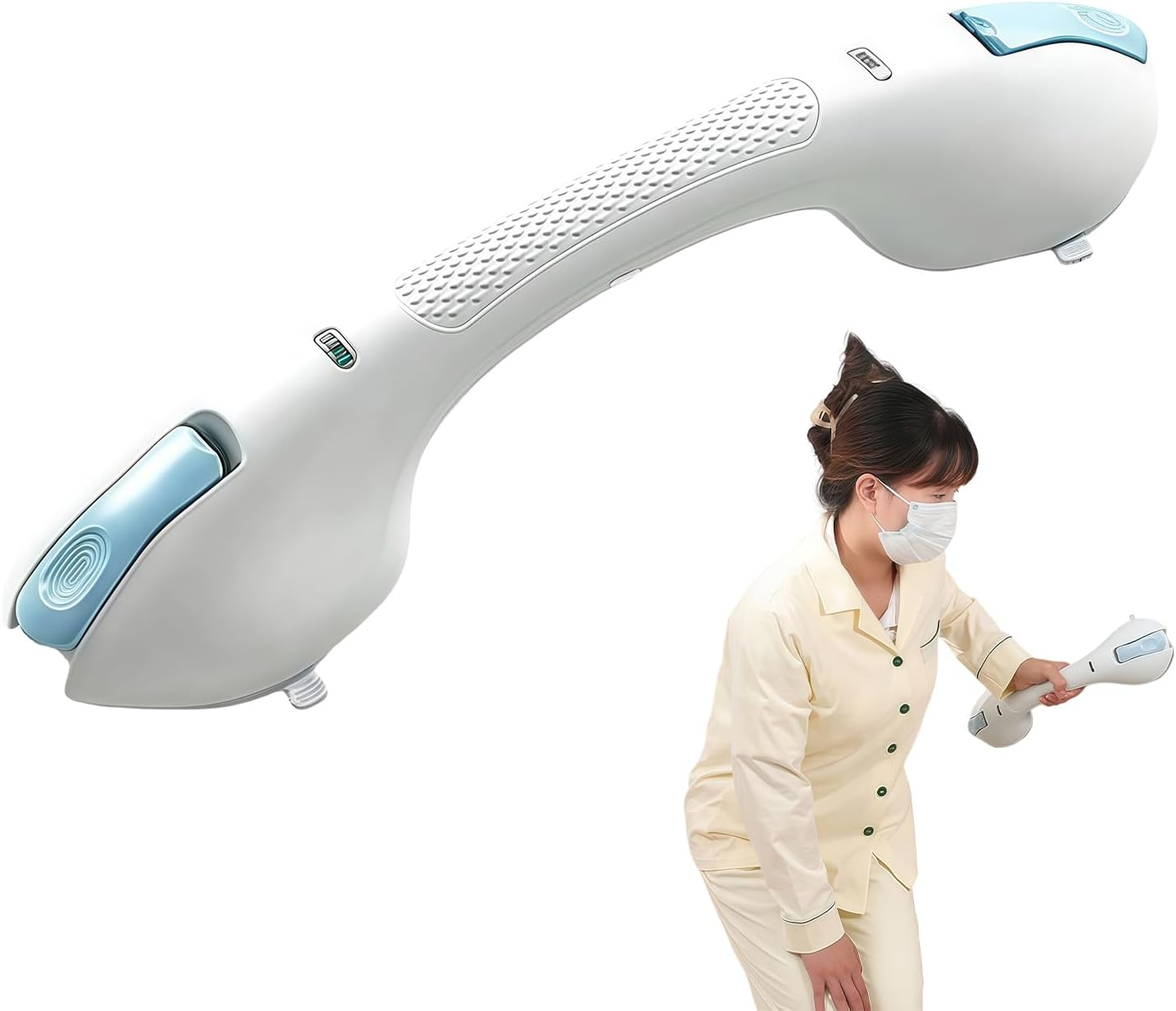 Shower Grab Bars for Seniors,Suction Heavy Duty Shower Grab Bars | Bath Aids Accessories for Support Elderly Rehabilitation Accessibility Daily Living Home Care Hospital image number 1