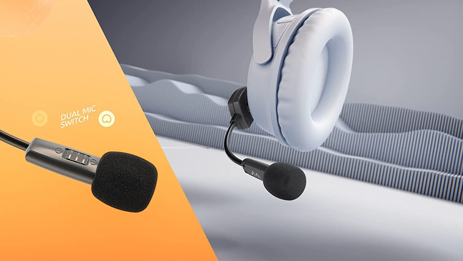 Antlion Audio Modmic Wireless Attachable Uni/Omni Directional Microphone with Mute Switch, Black image number 6