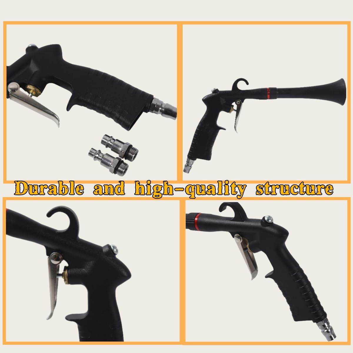 Car Interior Spray Dragon Roll Car Cleaning Set, Car Beauty Tool, Used for Quickly Blowing off Dirt and Dust on the Car, with 3 Connectors image number 3