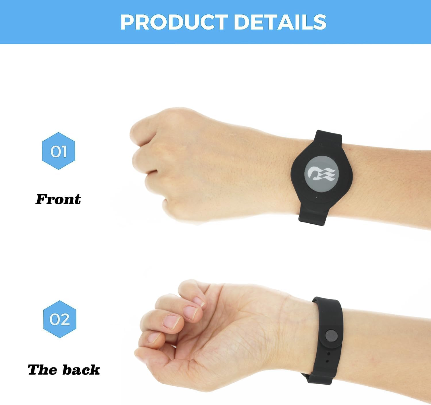 2 Packs Princess Cruise Medallion Holder,Breathable Soft Silicone Sport Wrist Strap Compatible with Princess Cruise Medallion image number 3