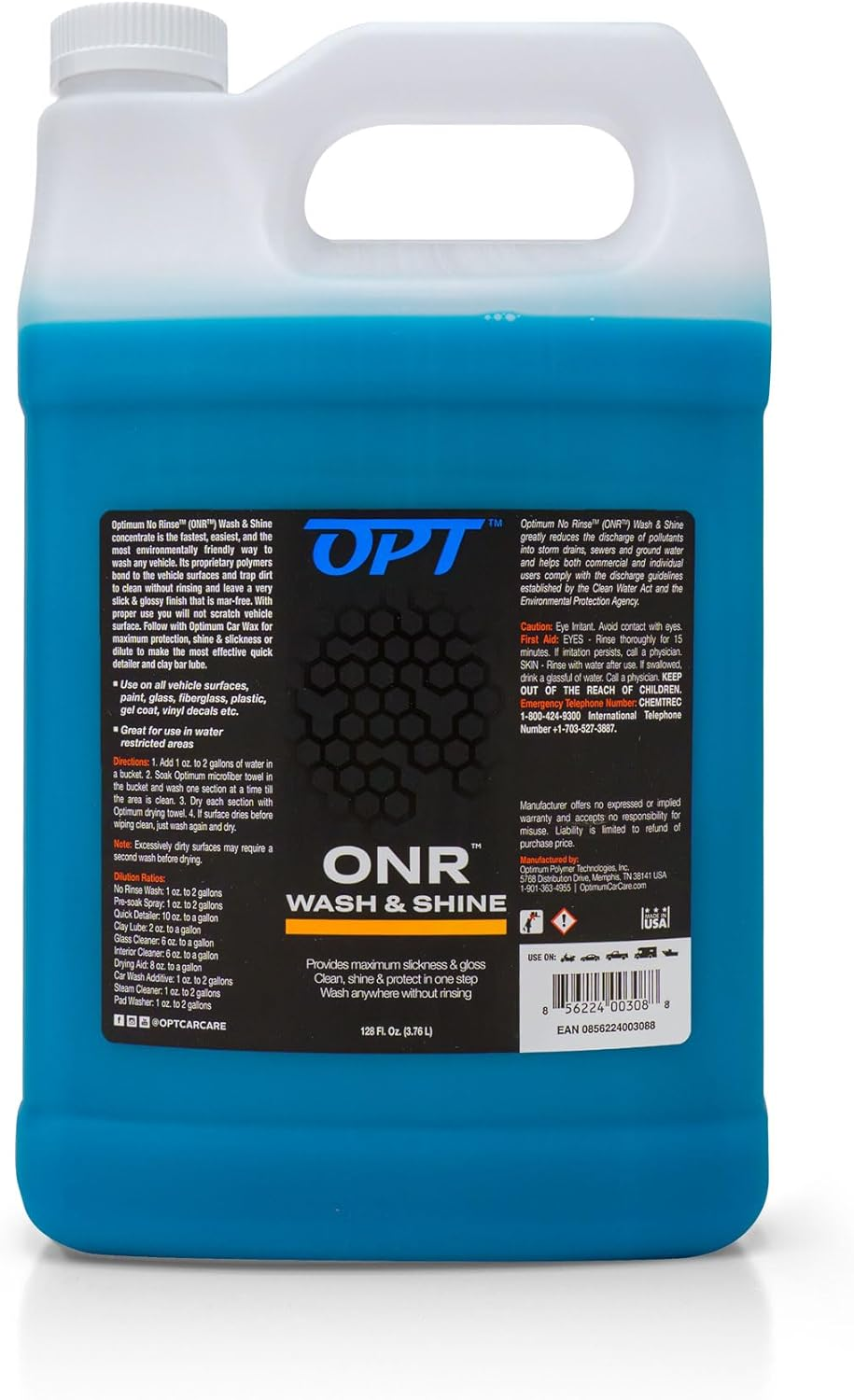 Optimum No Rinse Wash and Shine - ONR Car Wash, 32Oz. Bottle, Safe on Paint, Coatings, Wraps, and Interior, Rinseless Wash Provides an Eco Friendly Car Wash Option image number 4