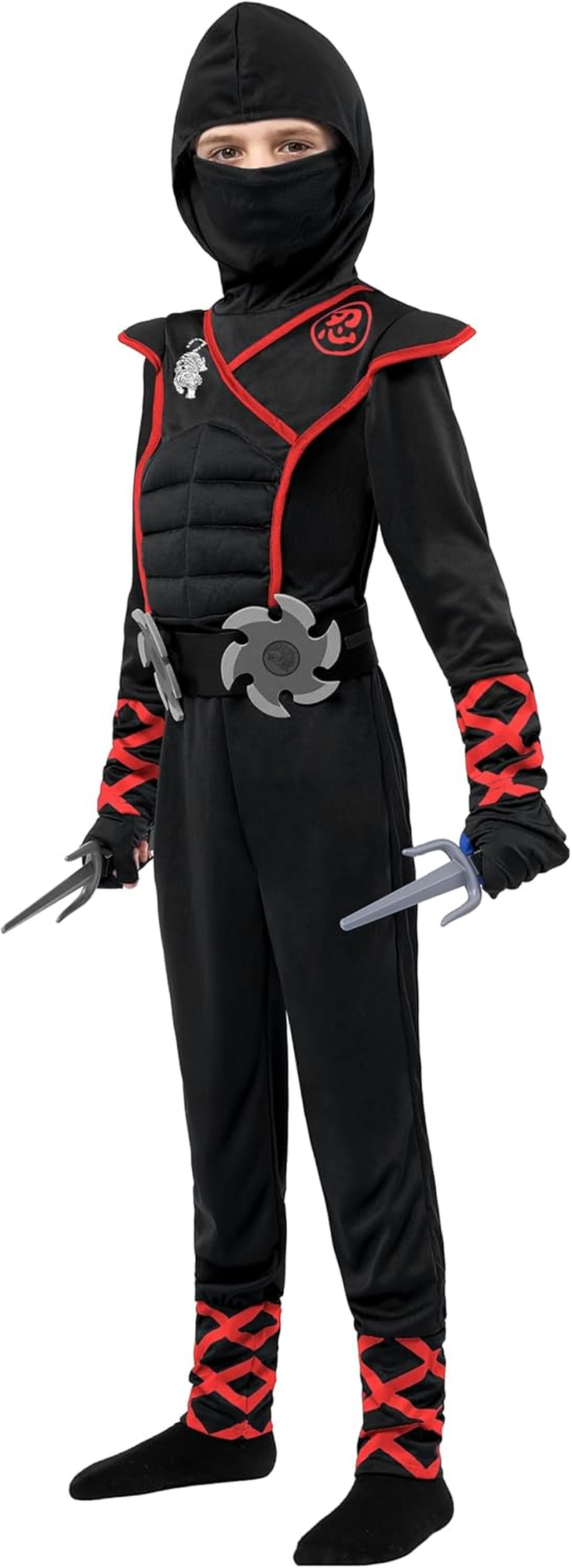 Spooktacular Creations Boys Ninja Deluxe Costume for Kids (S 5-7) image number 6