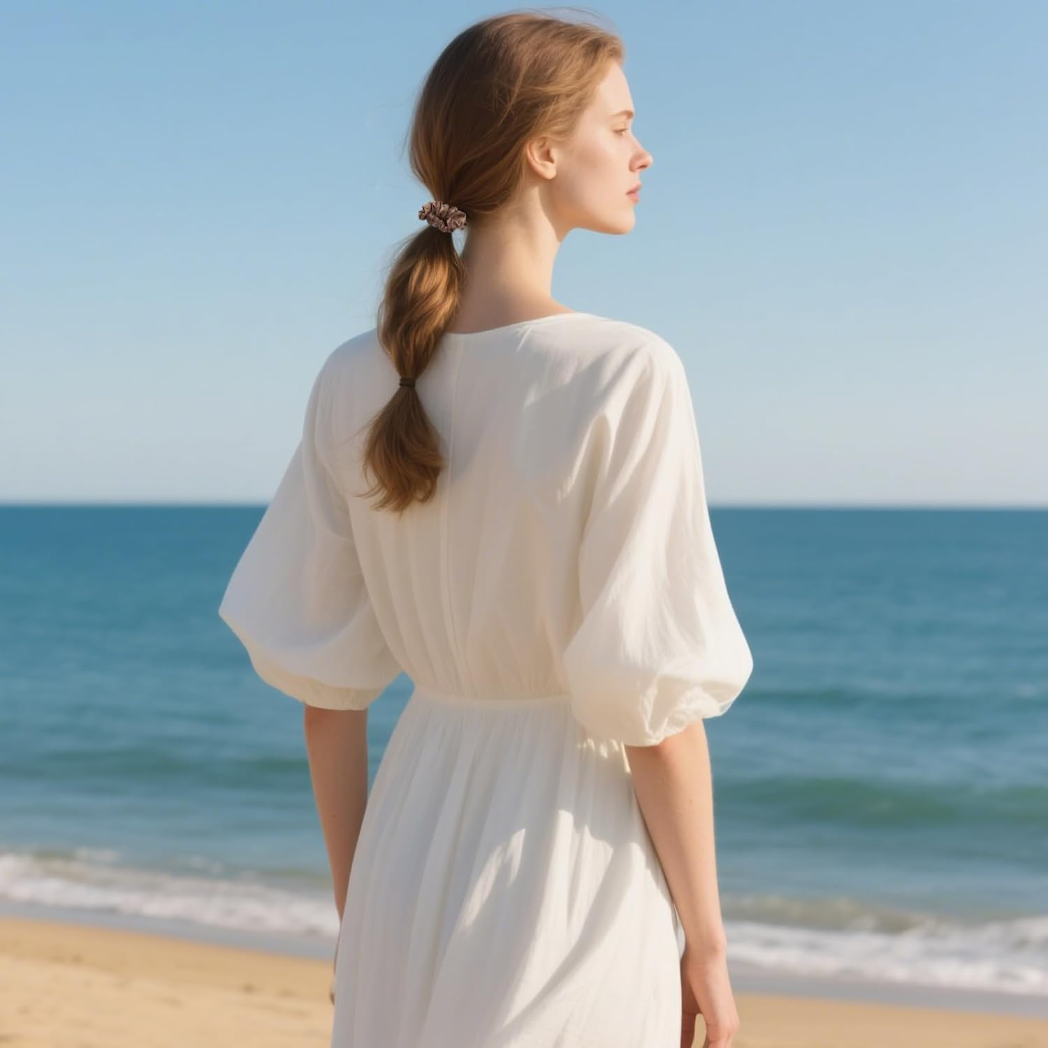 12 Pcs Small Silk Satin Hair Ties Silk Hair Scrunchies Elastic Small Ponytail Holders for Women Hair Accessories image number 6