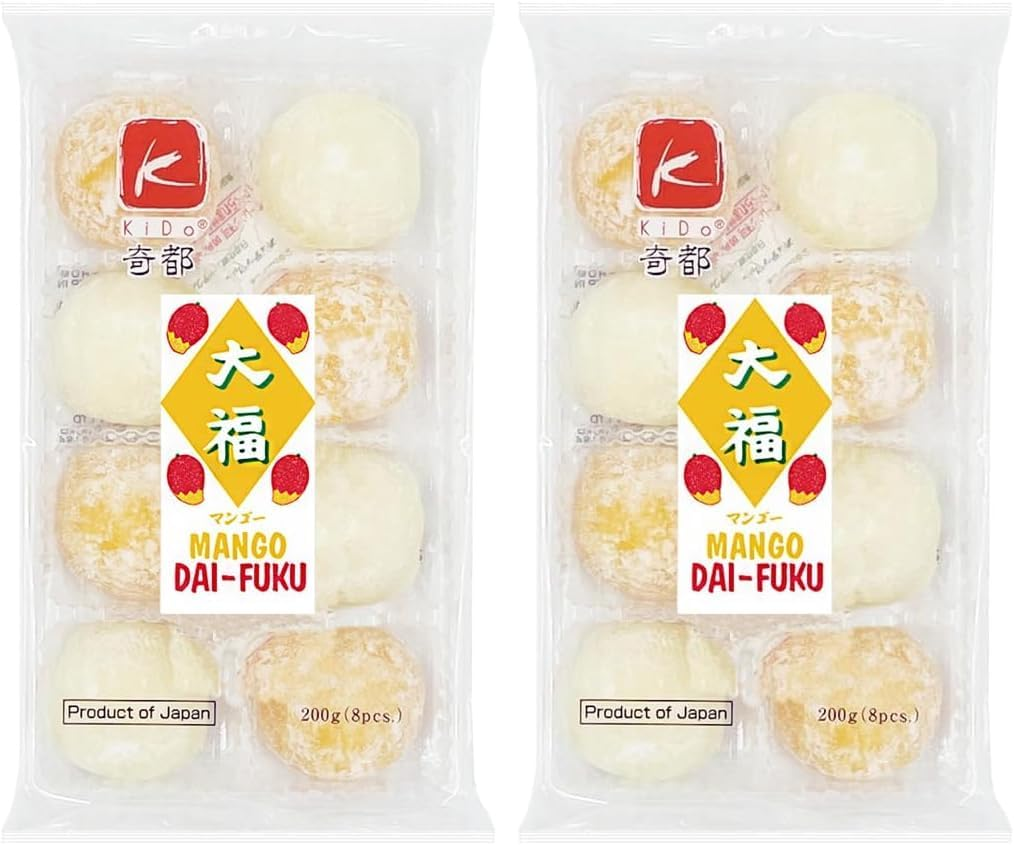 KIDO Daifuku, Mochi (Mango & Custard), 200 G