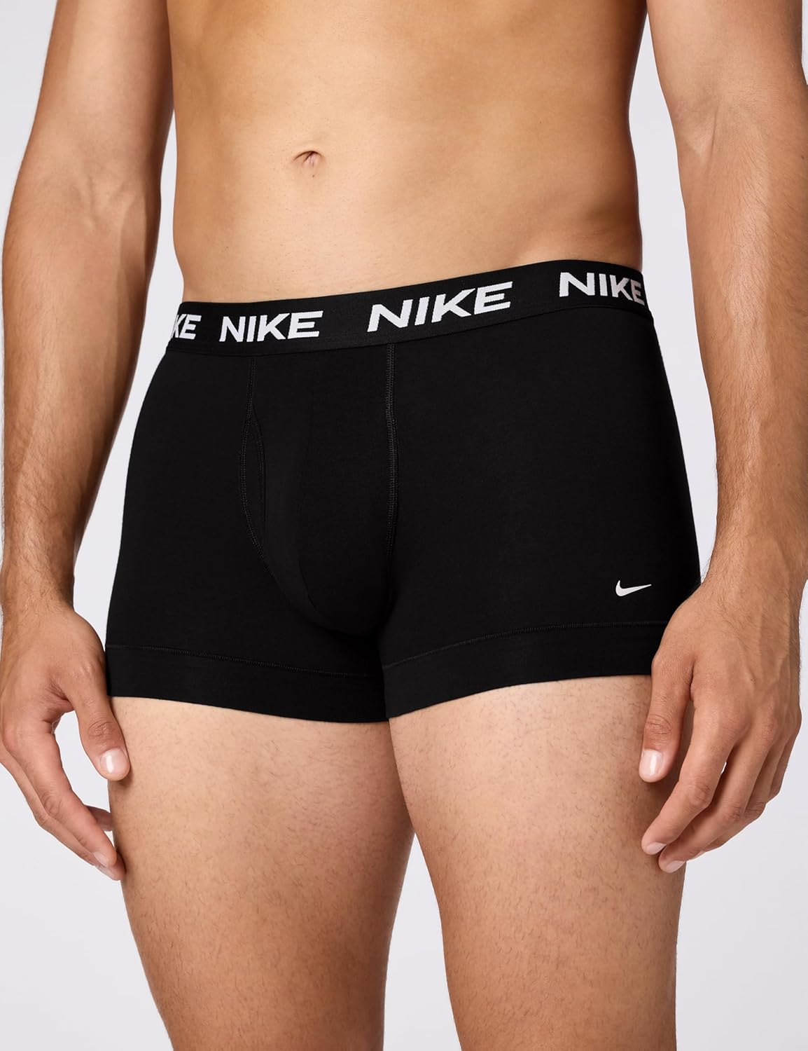 Nike Men'S All Day Cotton Stretch Trunk W/Fly Underwear (3-Pack) image number 3