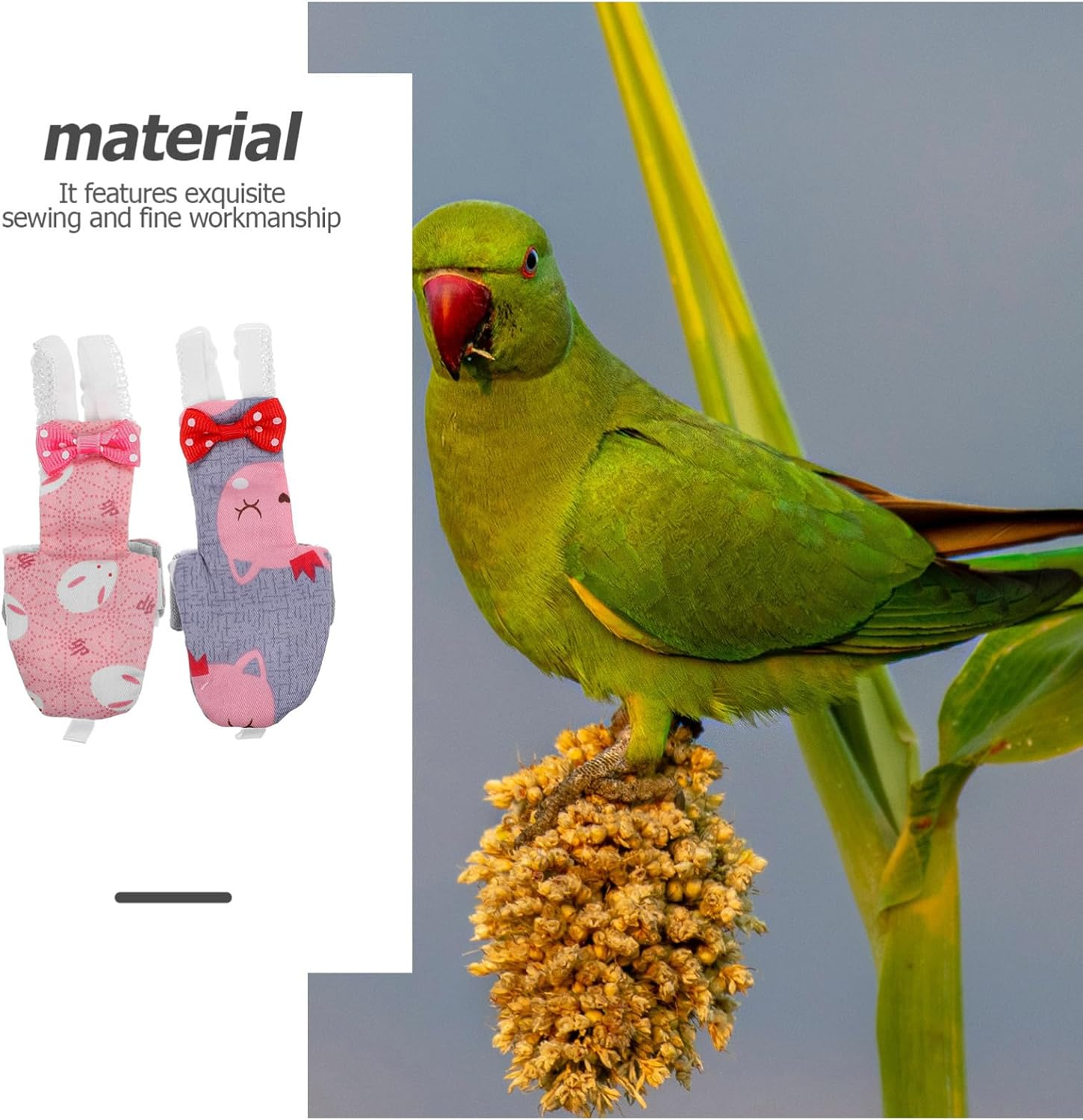 CORHAD Nappies 2Pcs Long Tail Bird Pants Travel image number 1