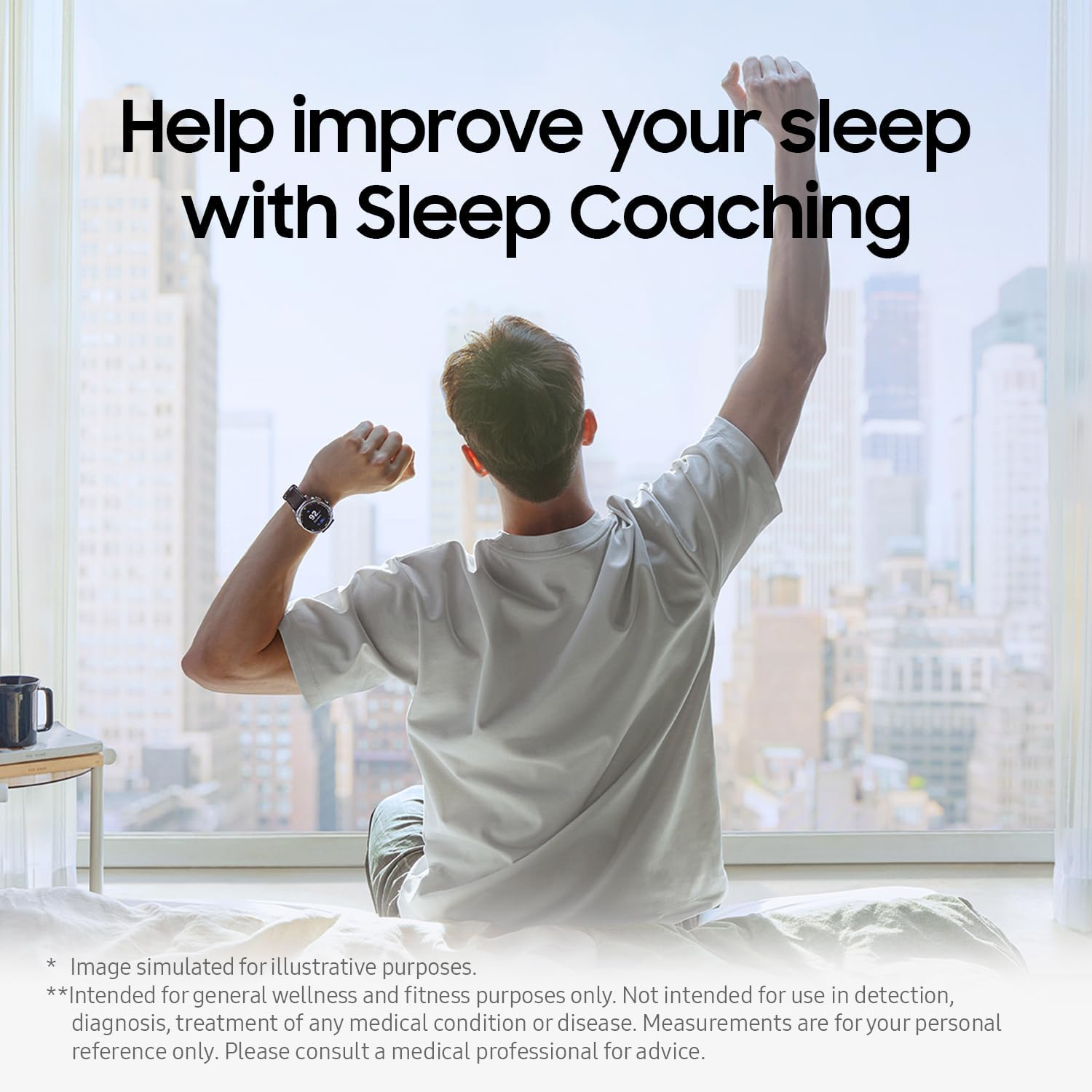 Samsung Galaxy Watch8 Classic [AU Version], (Black, Bluetooth, 46 Mm) with Hybrid Band, Smart Watch, Cushion Design, Rotating Bezel, Quick Button, 3 Nm Processor, Heart Health, One UI 8 image number 6