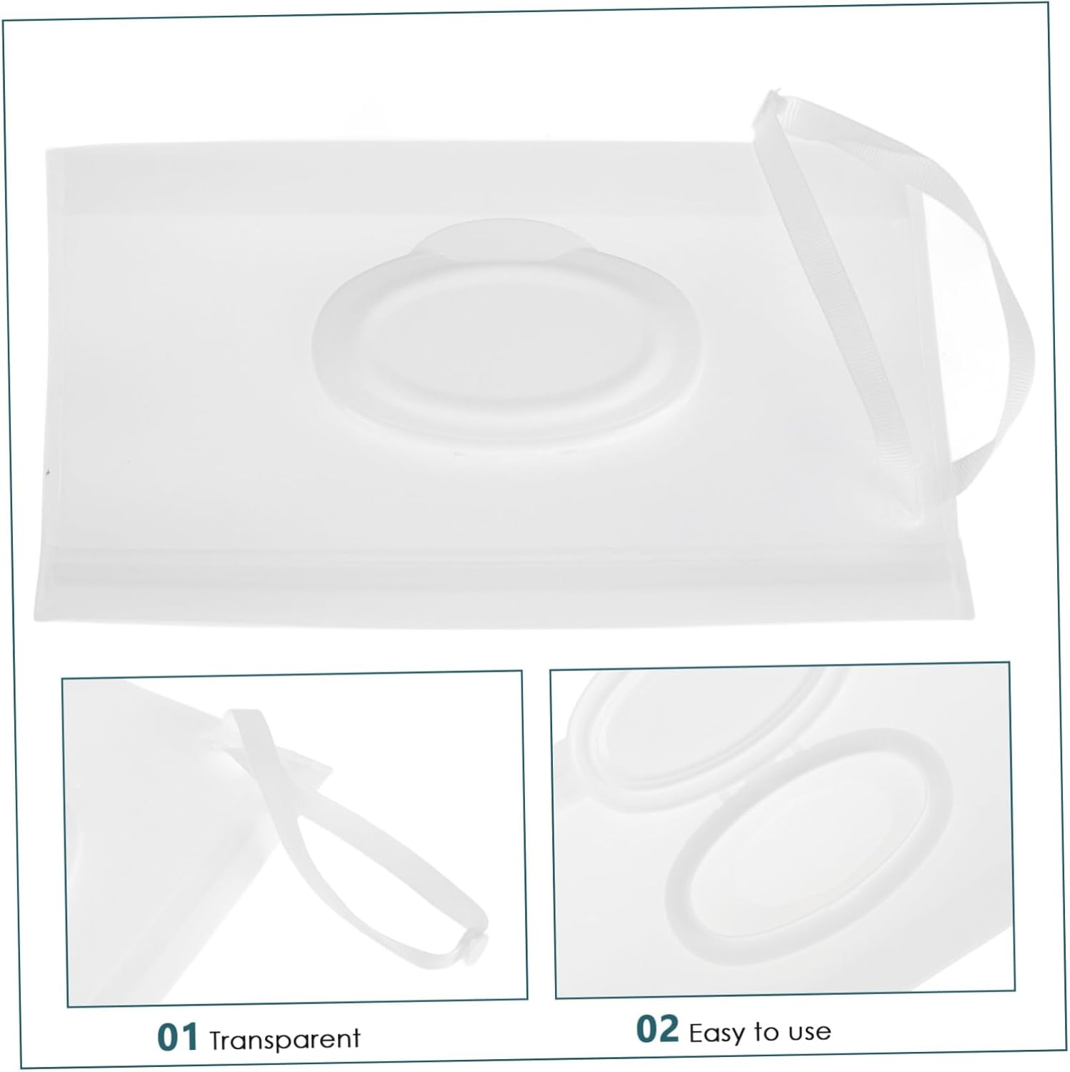 Vaguelly Wipes Storage Box Travel Baby Wipes Dispenser Portable Bedside Bag Stroller Accessory image number 4