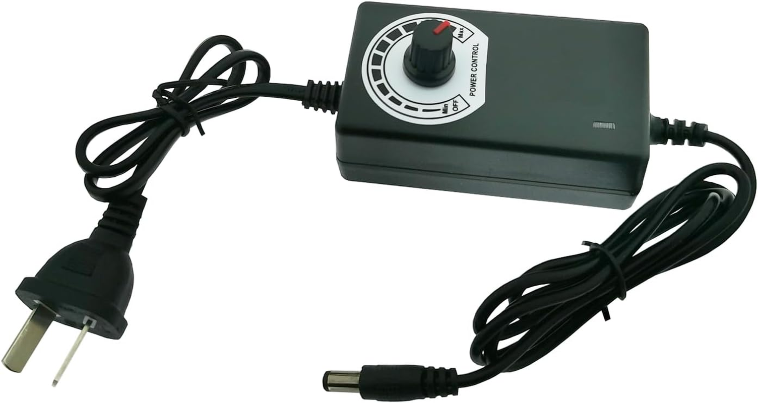 120Mm Fan, Big Airflow 120Mmx25Mm Computer Fan,Variable Speed Controller, Strong Airflow AC 100V to 240V for Receiver LED Lights Amplifier DVR Playstation Component Cooling