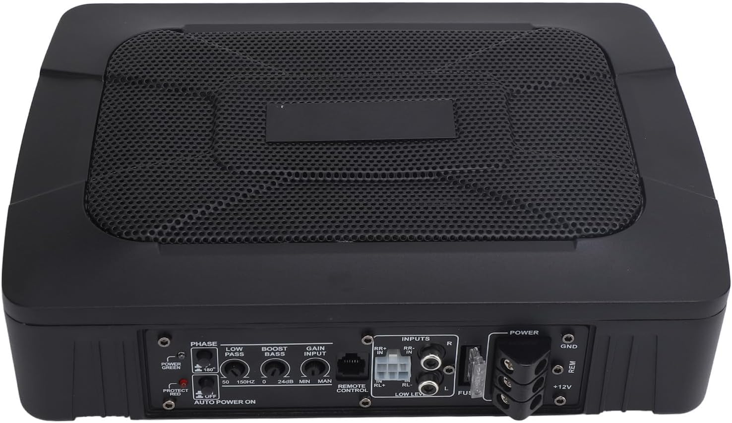 Ultra Compact Underseat Car Subwoofer 600W Amplifier 150W RMS Slim Active Subwoofer for Car image number 4