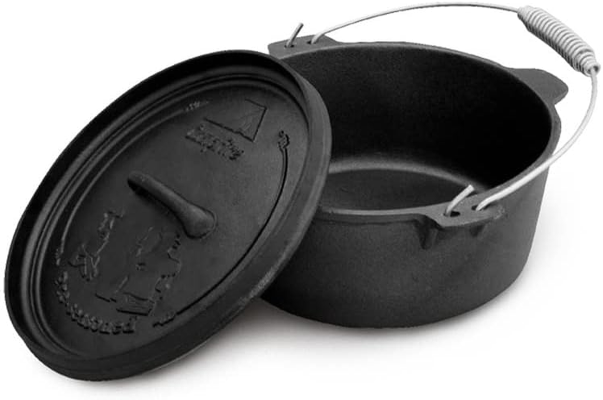 Campfire Pre-Seasoned Camp Dutch Oven, 9 Quart Capacity image number 1