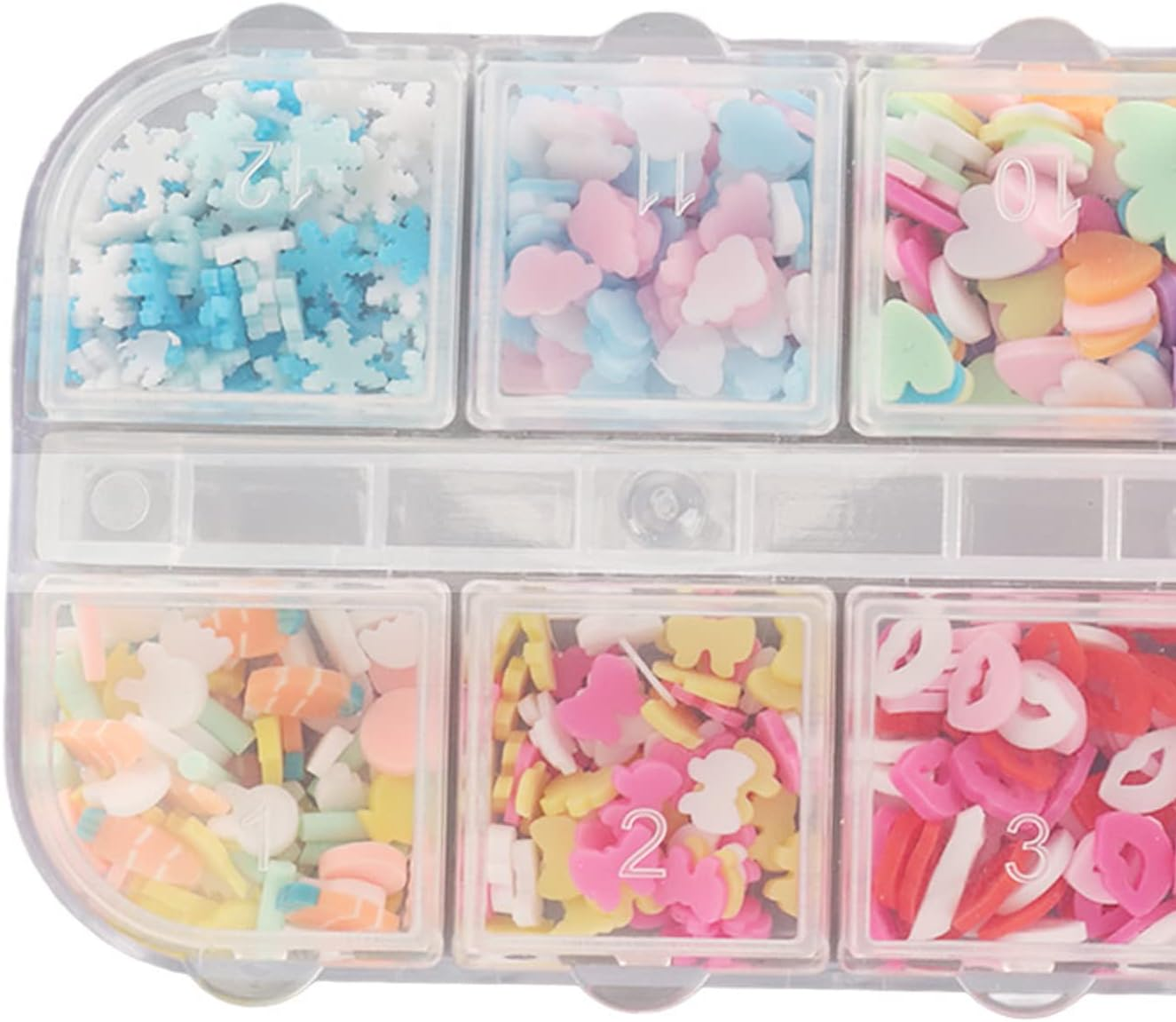 Kawaii Nail Charms, Nail Charms, Nail Charms Kit, Manicure Craft Jewelry, Nail Rhinestones Charms, for Manicure DIY Accessories image number 5