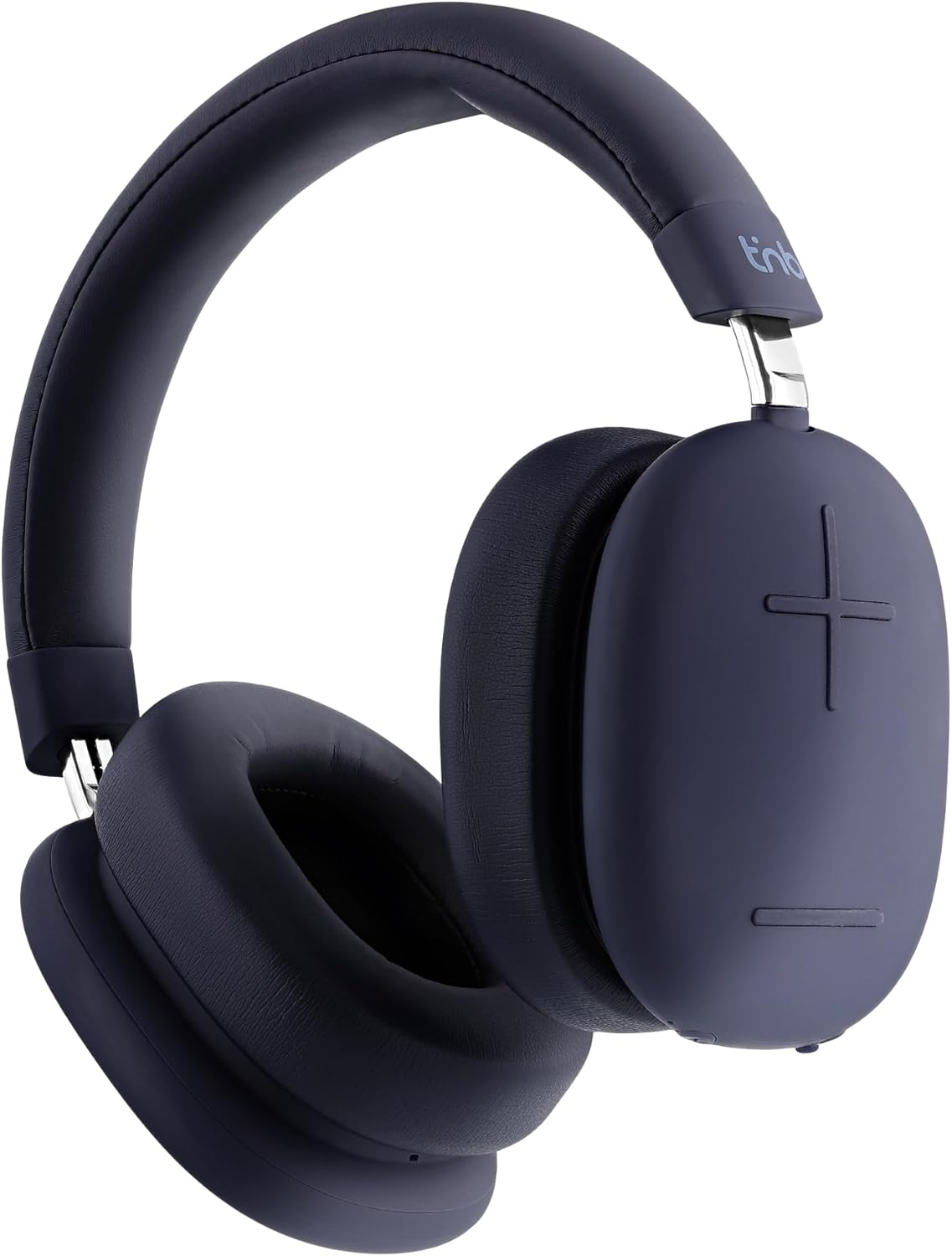 T'Nb - Wireless Bluetooth Headphones with Active Noise Cancellation, Circumaural, Comfortable and Comprehensive, Stereo Sound with Built-In Microphone, up to 50 Hours Battery Life - Blue image number 2
