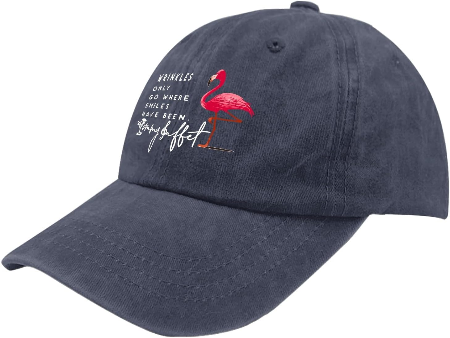 Jimmy Music Buffett Accessories Hats Its 5 Oclock Some Where Baseball Cap Mom Hat Pigment Black Womens Bucket - Allblack image number 3