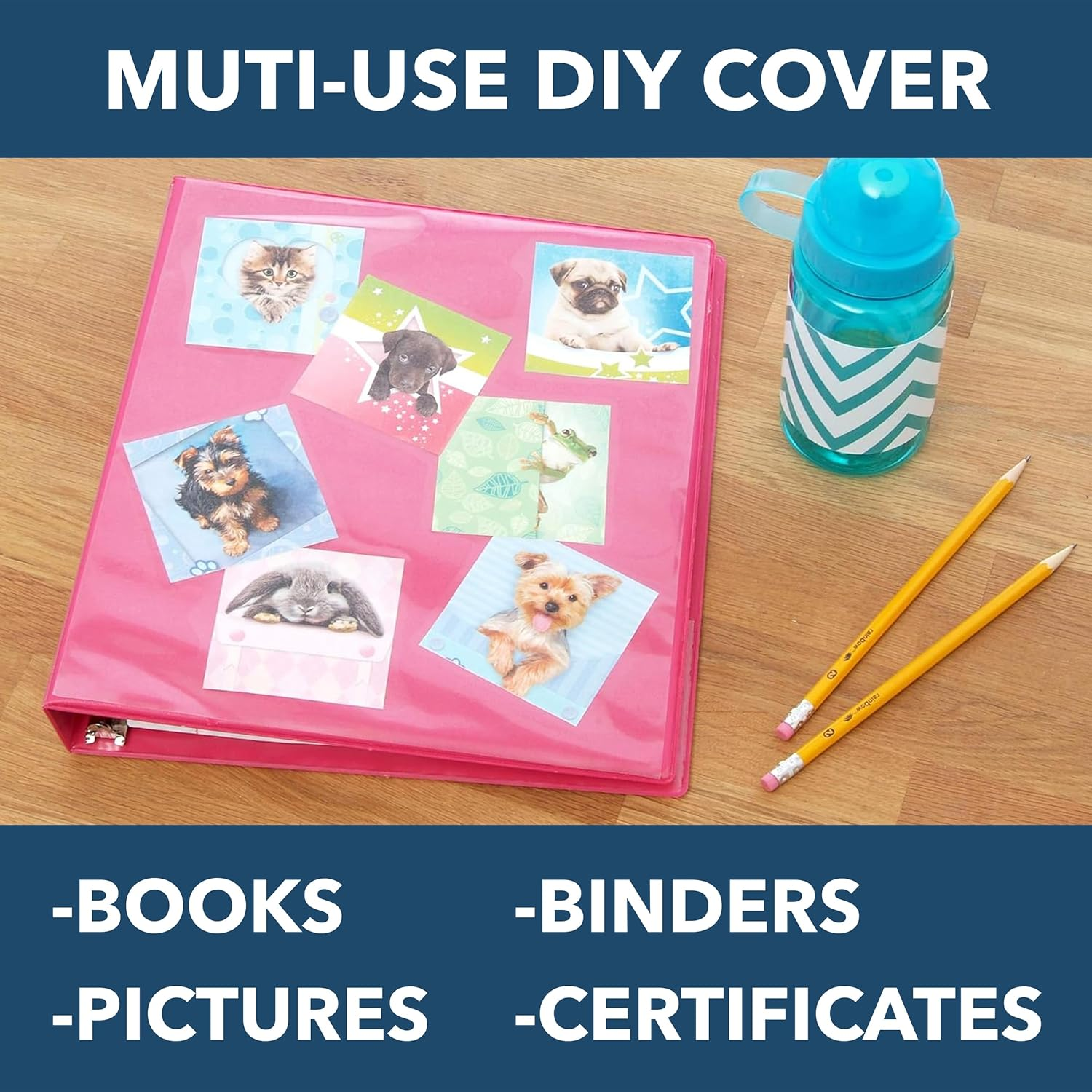 Con-Tact Brand Clear Cover Adhesive Covering, Clear, 18" X 50 Ft, Matte image number 4