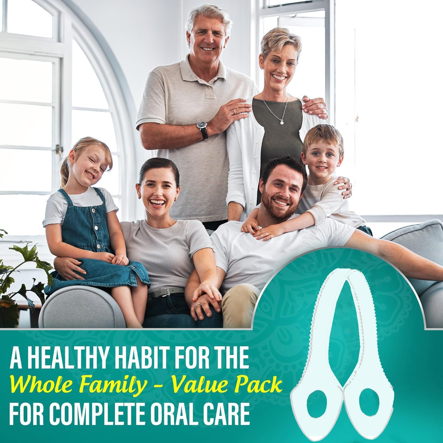 10 Count Disposable Tongue Scraper, Tongue Cleaner for Adults and Kids, Ergonomic Plastic Tongue Scraper,Tongue Scrubber for Oral Care,Reduce Bad Breath,Promote Fresh Breath - 100Pcs image number 4