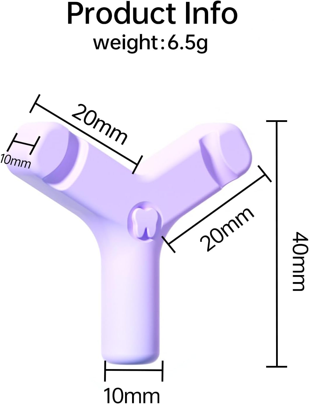 4 Pack Aligner Tray, Y-Shaped Handheld Aligner Chewies for Invisalign, Compatible with Invisalign Braces, Aligner, Retainer image number 4