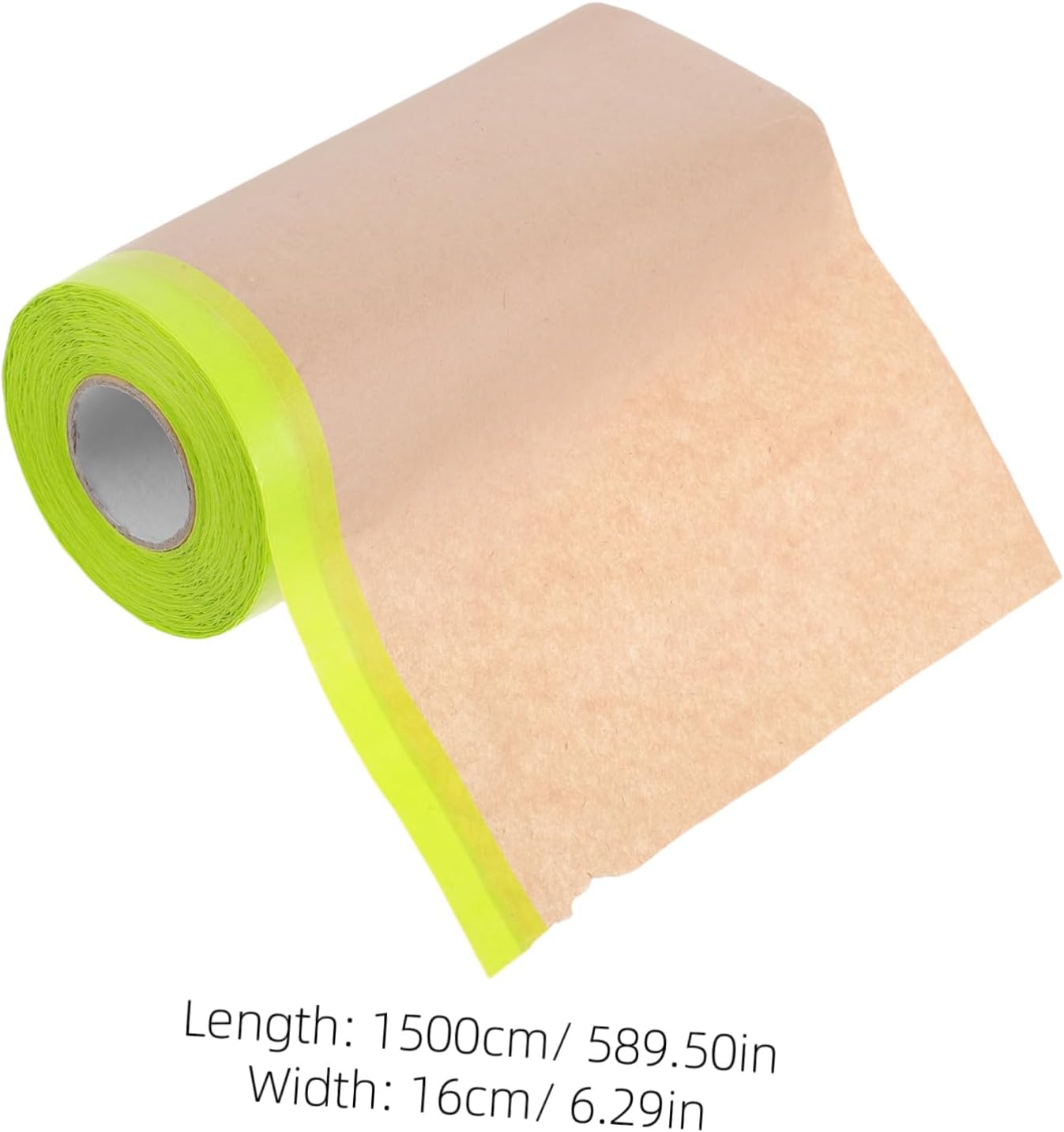 SHOWERORO 5Pcs Pre Taped Masking Paper Painters Paper Adhesive for Automotive Painting Covering Cars Walls image number 2