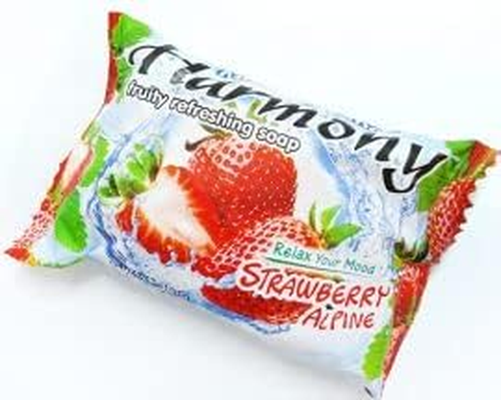 Harmony Fruit Soap Bar 5 Pack @ 70 Gram (Strawberry Alpine) image number 1