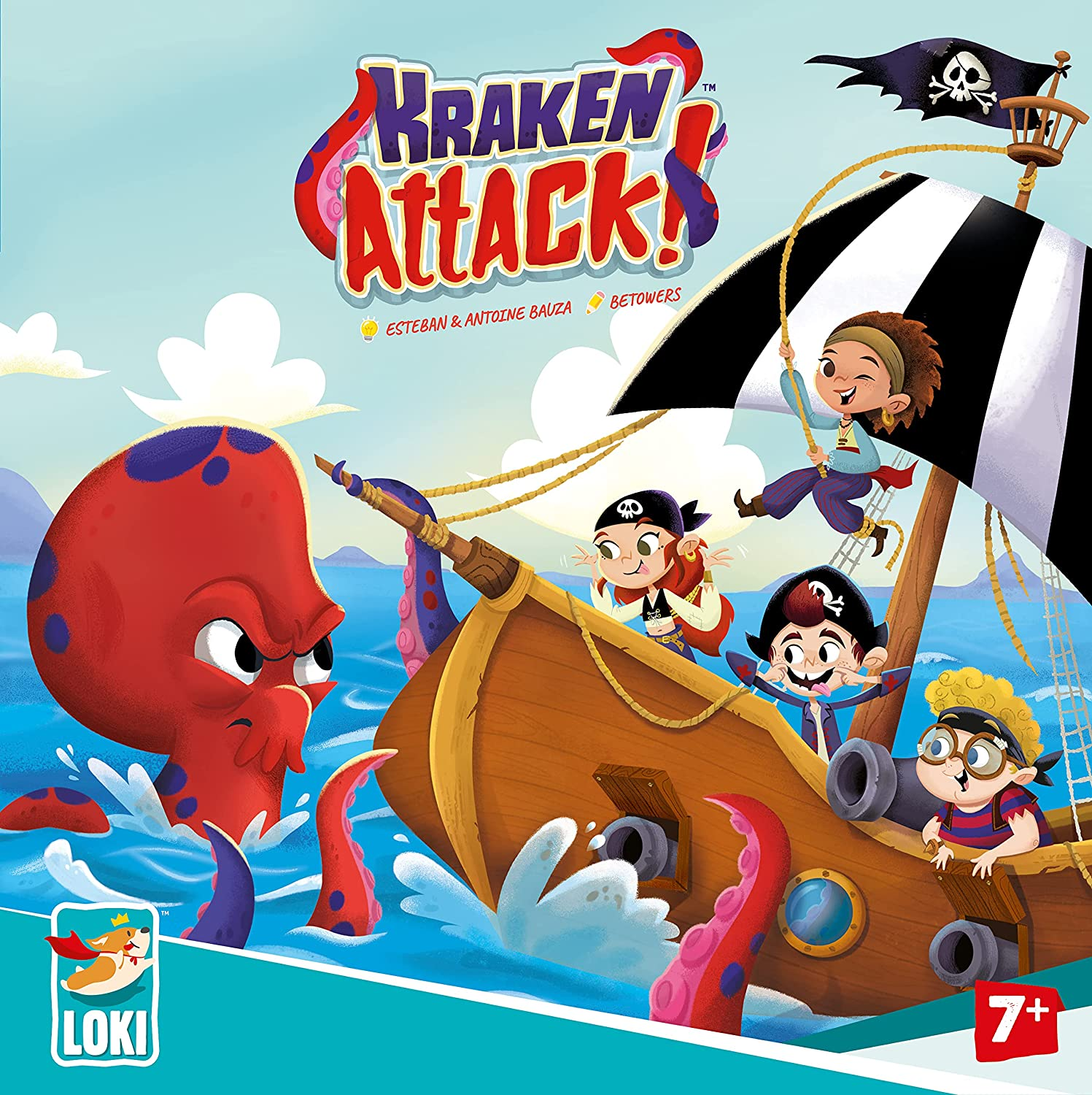 Loki Loki Kraken Attack Game, Blue