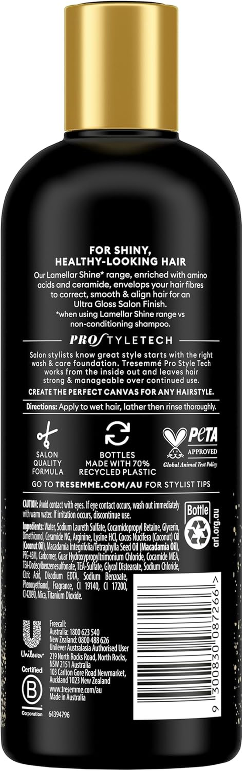 Tresemm&eacute; Lamellar Shine Shampoo 500 Ml image number 1