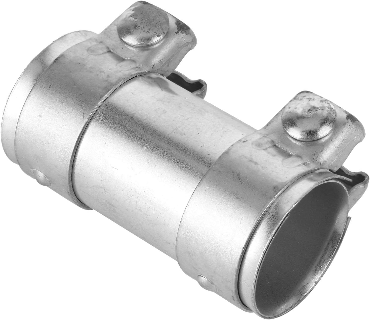 Exhaust Connector, Exhaust Pipe Coupler Joiner Simple Convenient with Dual Clamp Sleeve for 2In/51Mm Pipes image number 4