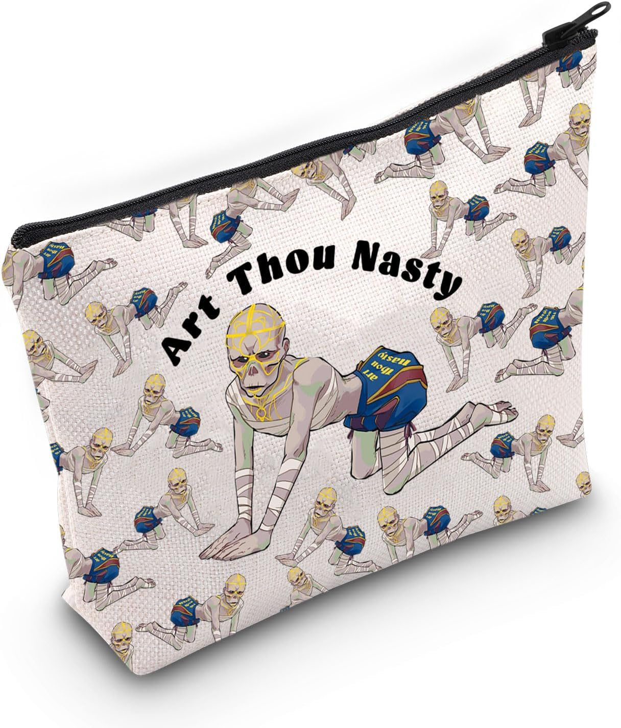 MNIGIU Withers Makeup Bag Withers Fan Gift BG3 Merch Art Thou Nasty Quote Gift, Art Thou Nasty Bag image number 4