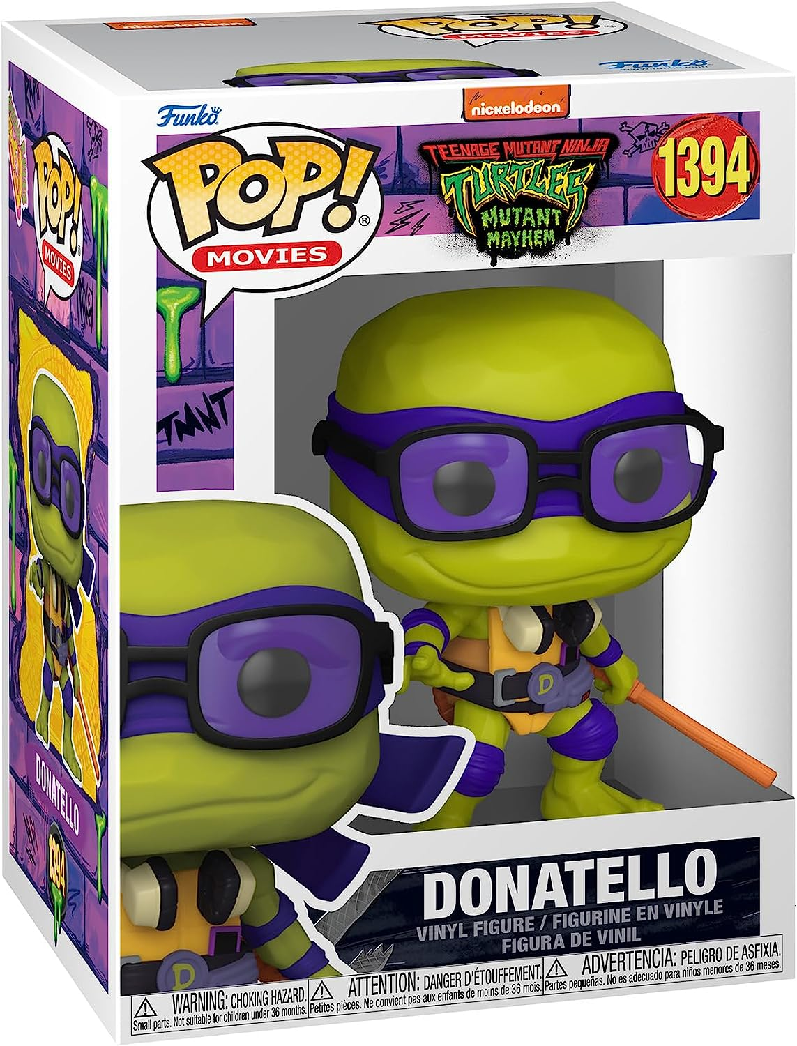 FUNKO POP! MOVIES: Teenage Mutant Ninja Turtles - Donatello image number 3