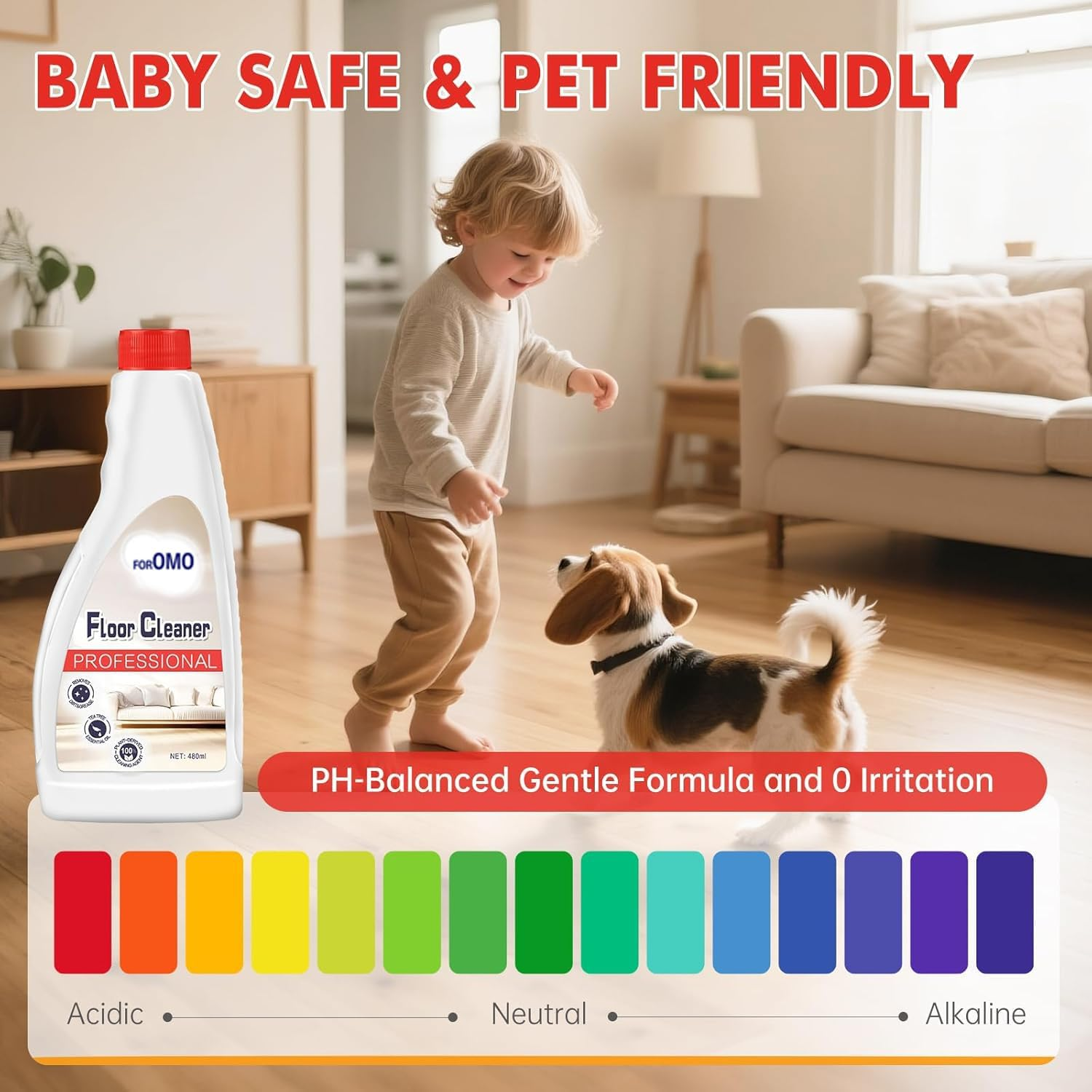 3-Pack Multi-Surface Floor Cleaning Solution Compatible with Roborock Q5/Q7/Q8/S7/S8/Qrevo Series, All Robot Vacuums & Wet Dry Vacuum, Floor Cleaner for Mopping, Pet & Kid Friendly, Fresh-Scented image number 3