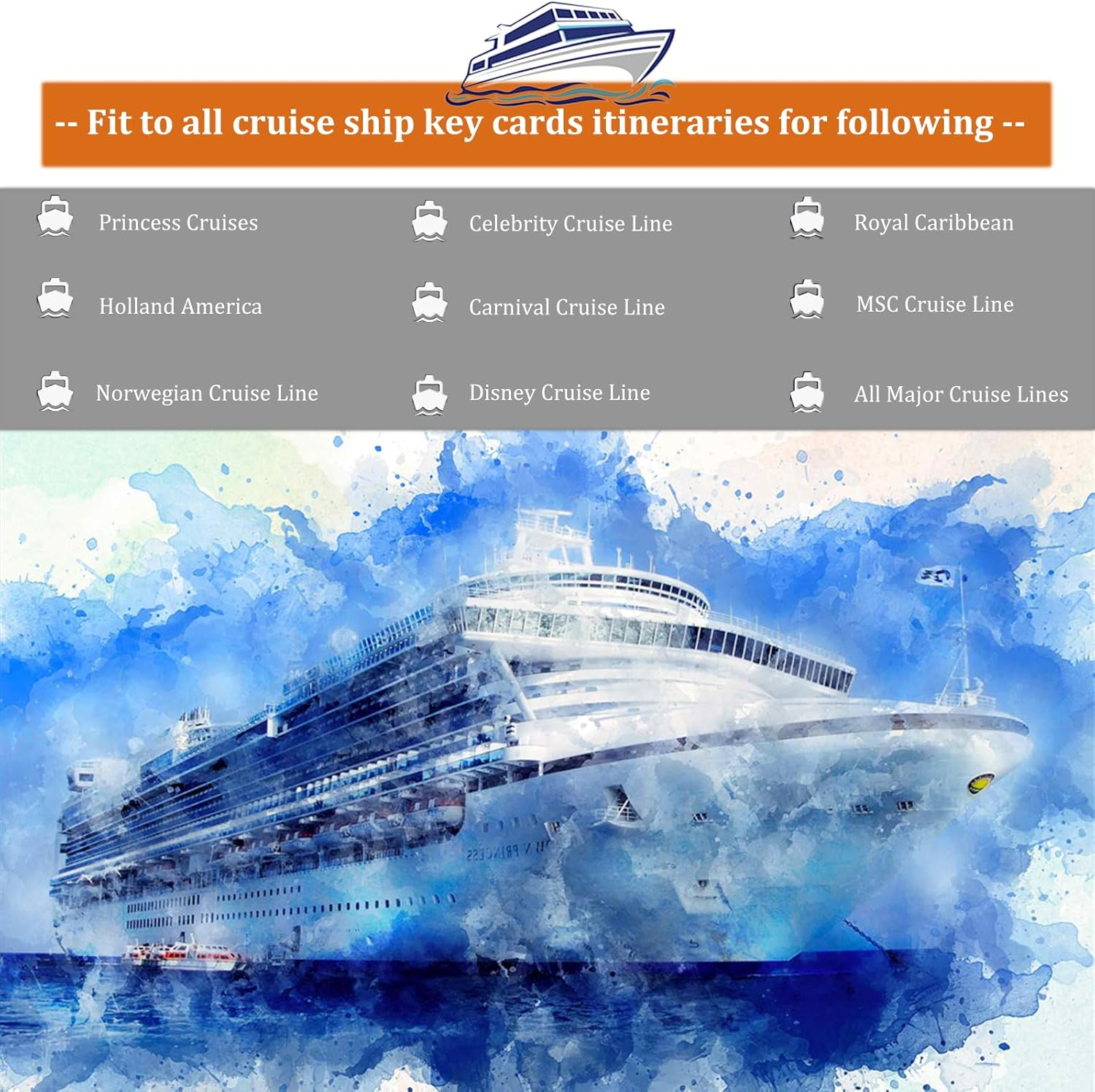 MNGARISTA Retractable Cruise Lanyard for Ship Cards, Waterproof Lanyards for Cruise Ship Cards with ID Holder, 2 Pack, Underwater World - Sea Turtle image number 3