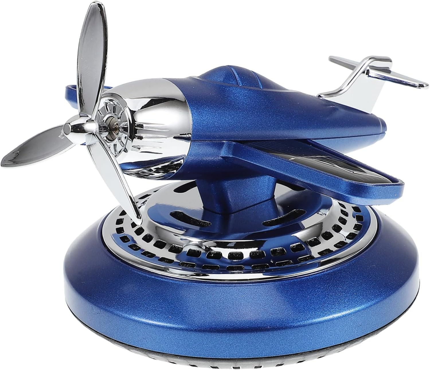 ULTECHNOVO Solar-Powered Car Air Freshener Helicopter Shape Solar Decor for Dashboard Aromatherapy image number 6