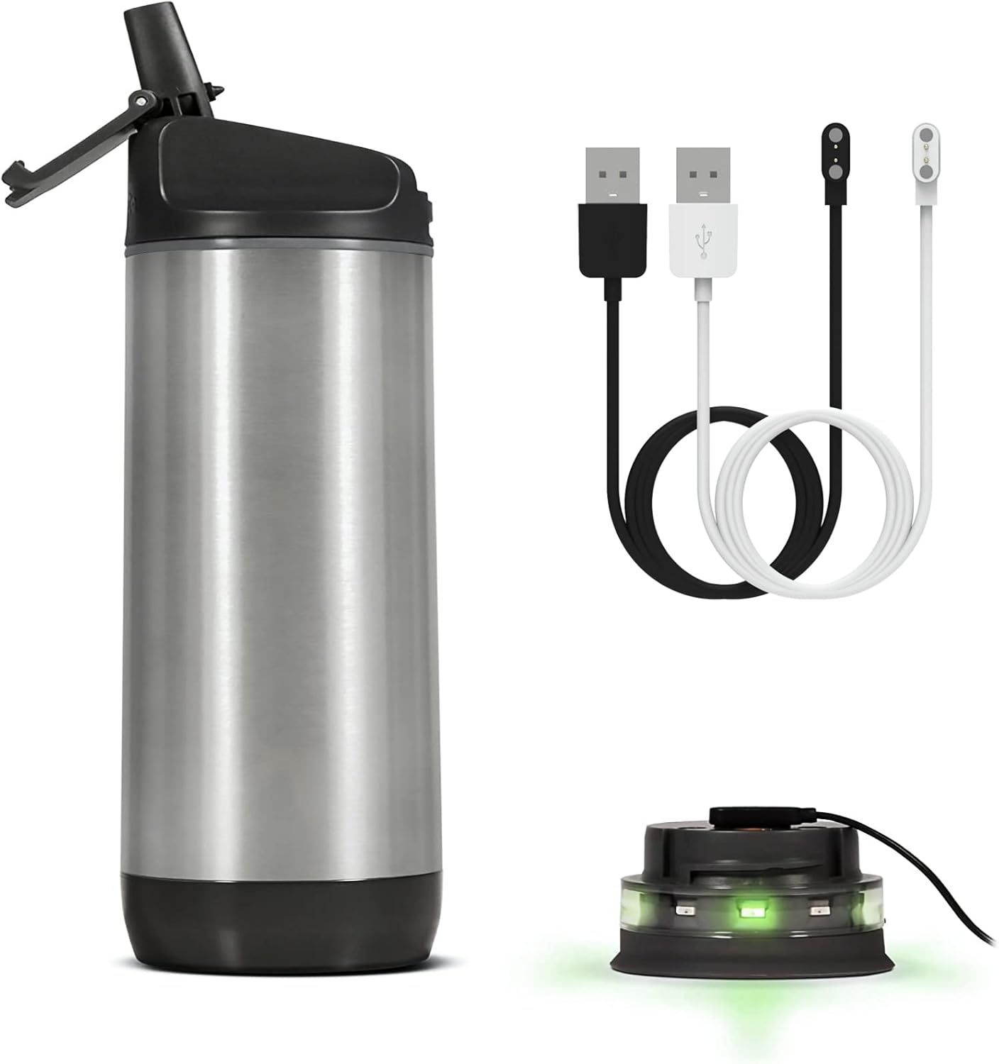 Smart Water Bottle Charger, 2Pack Charger Intended for Hidratespark Pro/Hidratespark Pro Steel,Magnetic USB Charging Cable - Smart Water Bottle Accessories image number 4