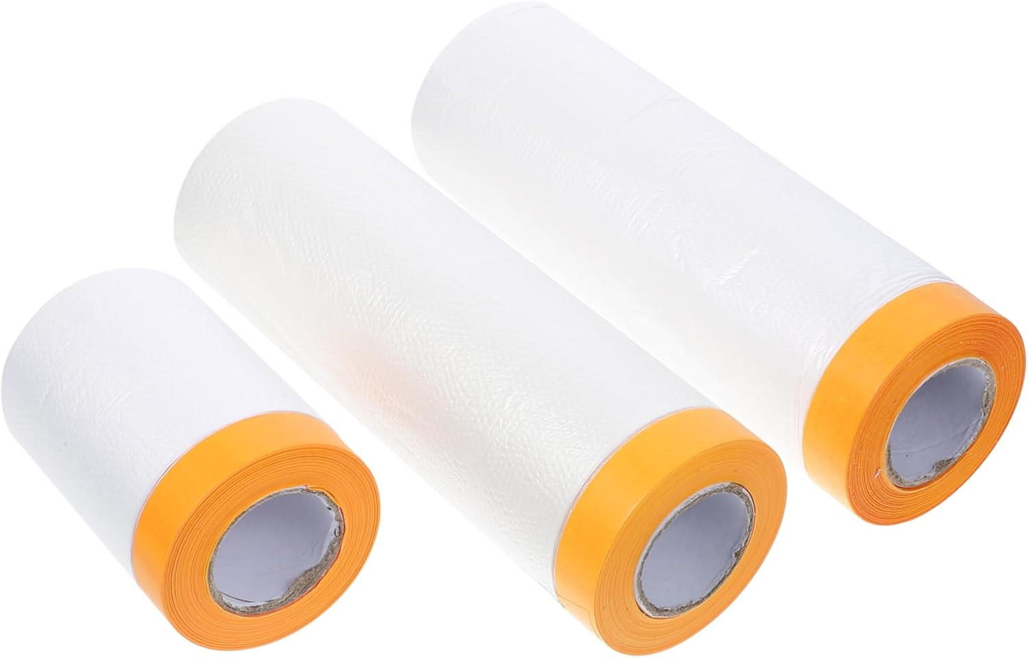 Outanaya 3Rolls Masking Paper for Auto Painting Meters Each for Automotive and Furniture Renovation Easy to Use Protective Film Adhesive Edge Suitable for Skirting Boards and Window Frames image number 1