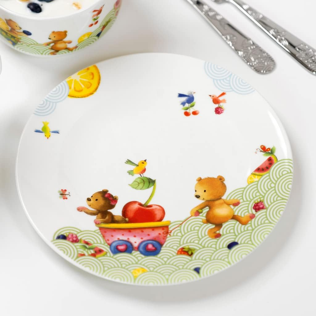 Villeroy & Boch 14-8665-2640 Hungry as a Bear Children'S Plate, Porcelain image number 3