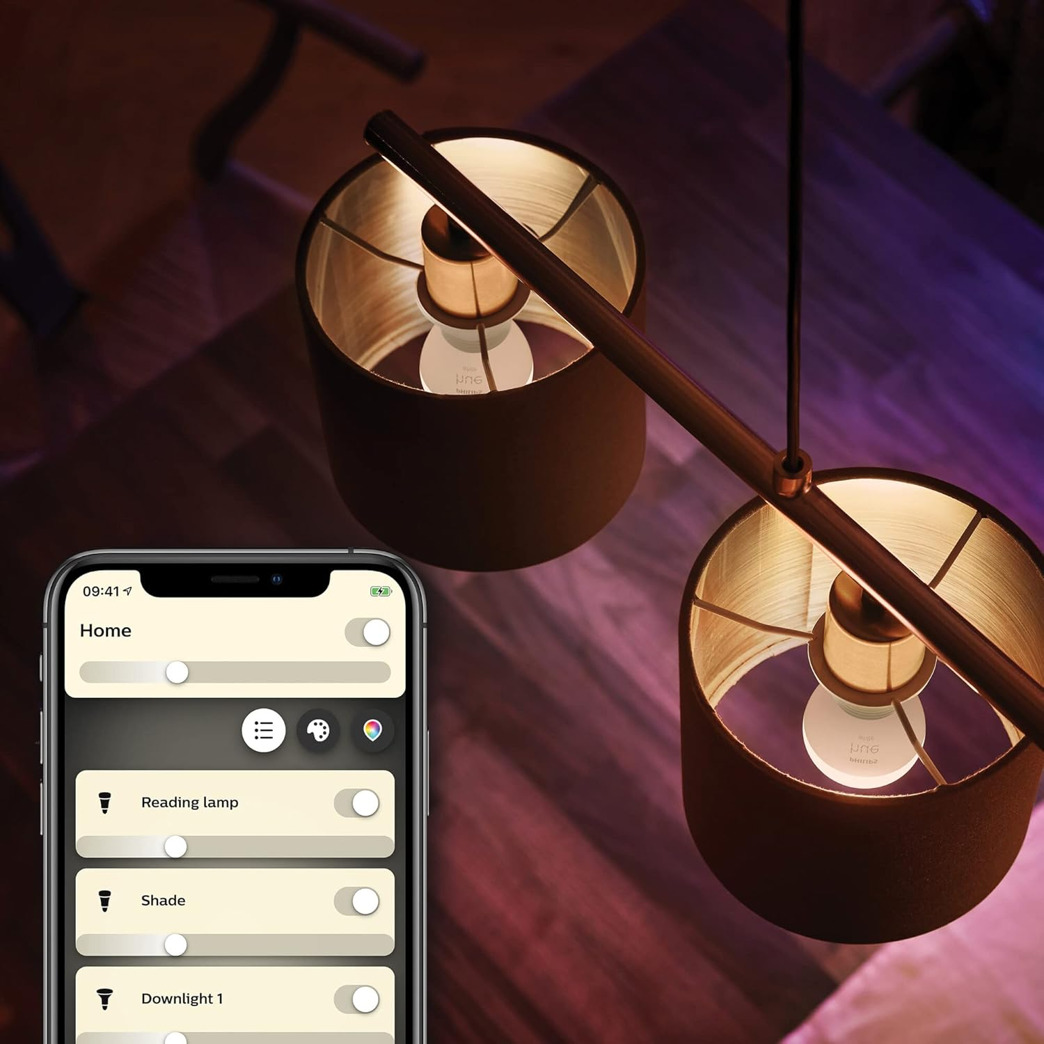 Philips Hue White Smart Single Luster Bulb LED E14 Small Edison Screw - 470 Lumens (40W Equivalent). Compatible with Alexa image number 3