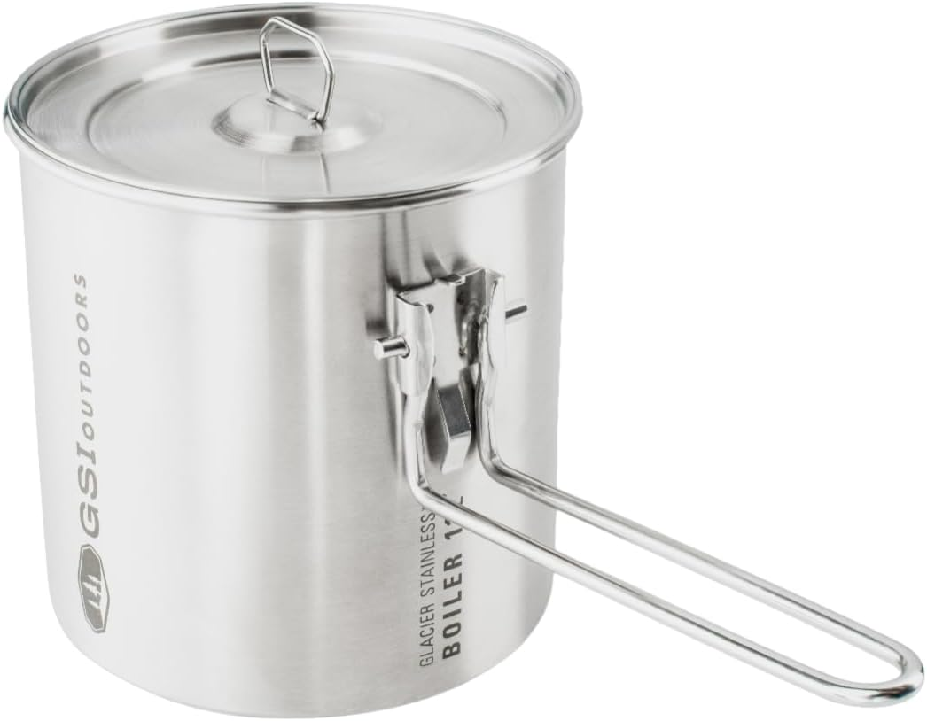 GSI Outdoors Glacier Stainless Boiler Cookset image number 2