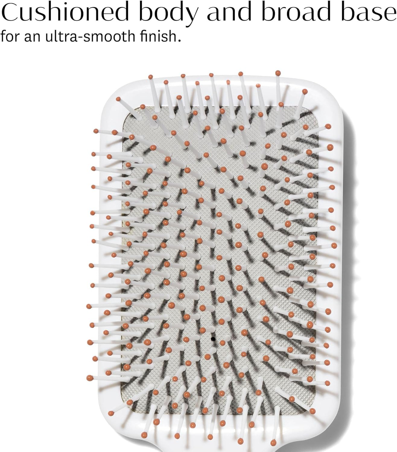 T3 Smooth Paddle Brush | Cushioned Body and Wide Flat Base for Gentle Styling | Heat Resistant Bristles image number 6