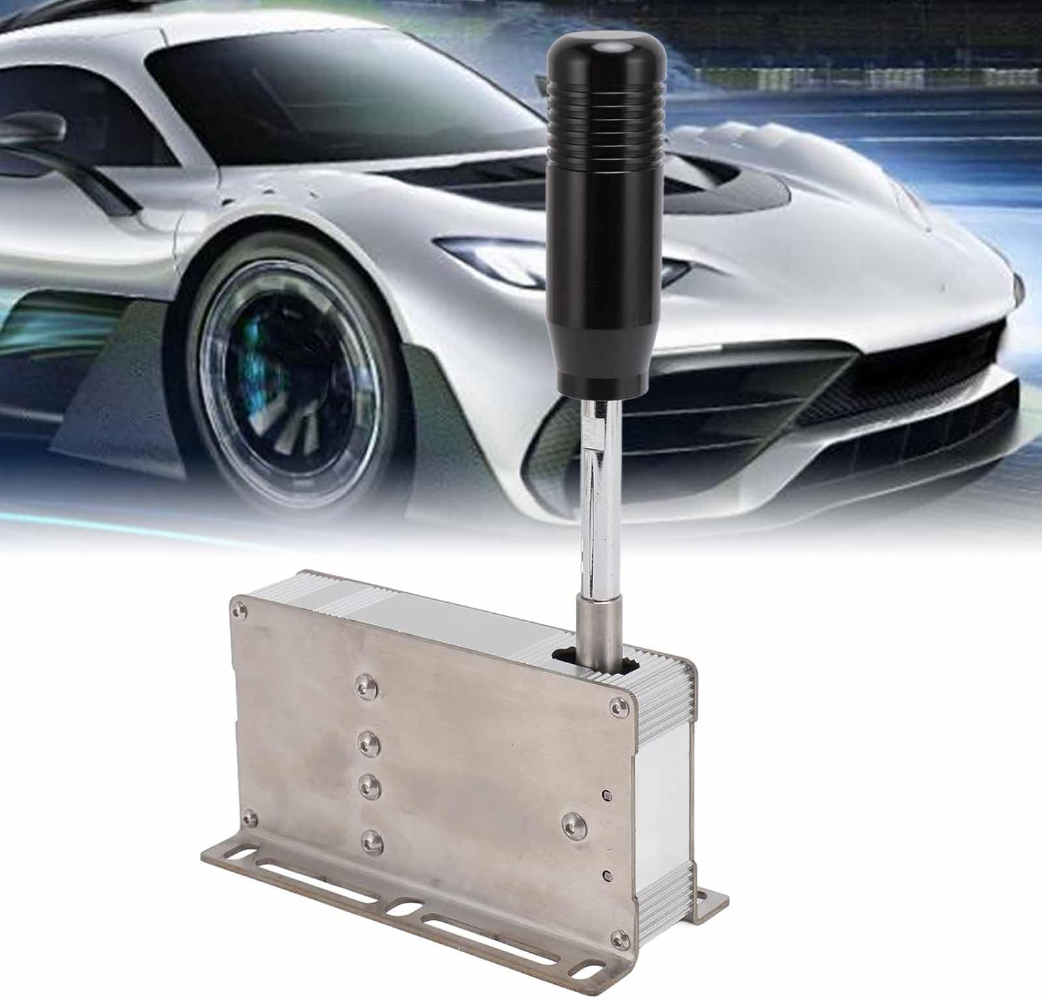 PC USB Simulator Shifter for G25 G27 G29 G920 G923 Thrustmaster T300 T500 Steering Wheel Sequential Gear Shifter, PC Sim Racing Shifter for ATS ETS Dust WRC Sim Racing Games image number 4