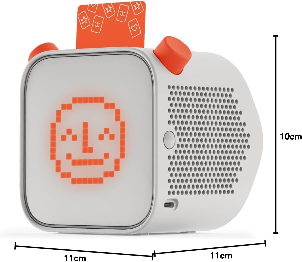 Yoto Player (3Rd Gen.) + Make Your Own Card &ndash; Kids Bluetooth Audio Speaker, All-In-1 Screen-Free Device for Stories Music Podcasts Radio White Noise Thermometer Nightlight Ok-To-Wake Alarm Clock