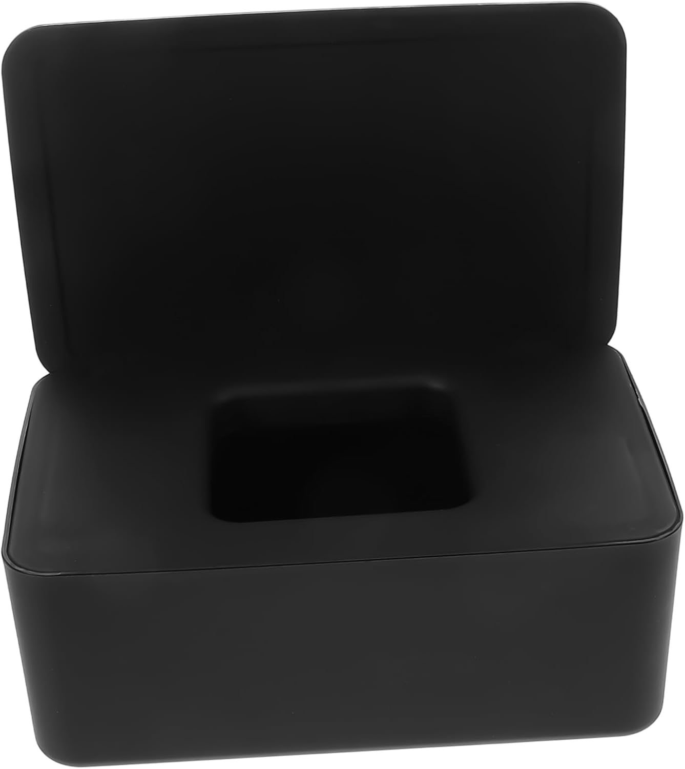 Generic Plastic Wipes Holder with Lid Portable Wipes Dispenser Box Face Towel Holder for Home Office and Car image number 1