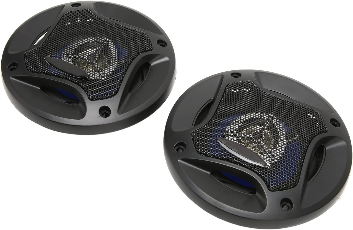 Coaxial Car Speakers, 2 Pcs 4In 280W Full Frequency Bass Car Speakers, 4 Ohm Coaxial Car Modified Stereo Speakers Loudspeakers, Hifi Sound Full Range Frequency Sensitivity Power