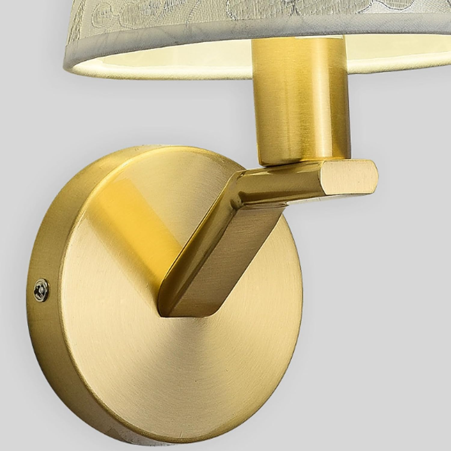 Wall Lamp Reading Wall Lights Wall Sconces Fixtures with Fabric Lampshade Gold Wall Sconces Lighting for Hallway Living Room Wall Lighting image number 6