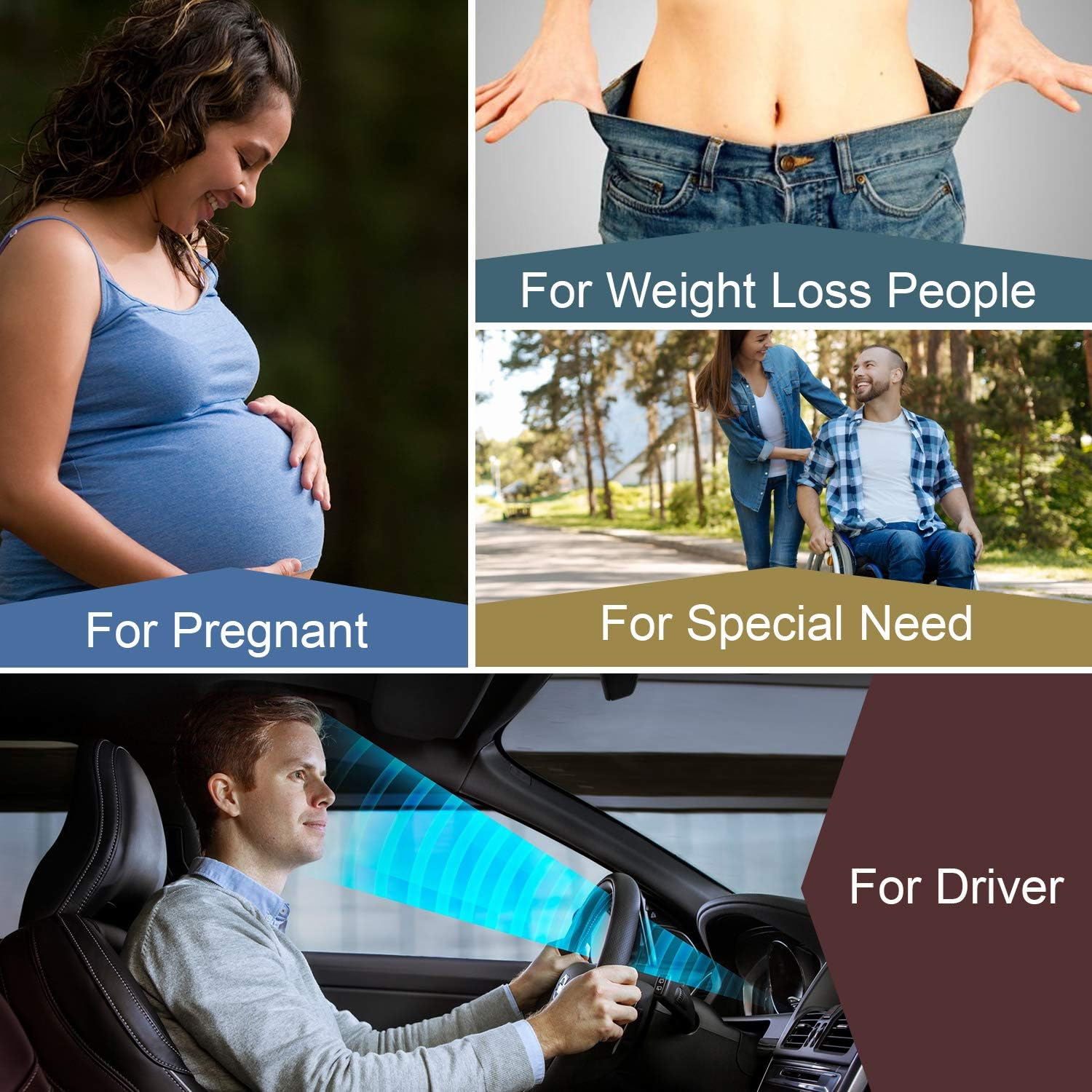 JASGOOD 2 Pieces No Buckle Stretch No Show Belt for Men，Buckless Invisible Elastic Belt for Jeans Pants image number 4