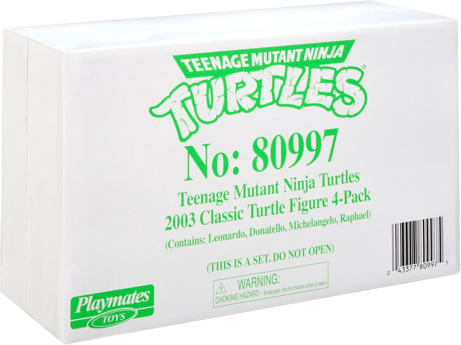 TMNT Classic Turtle Figures Asst 4Pk Bundle 2003 image number 6