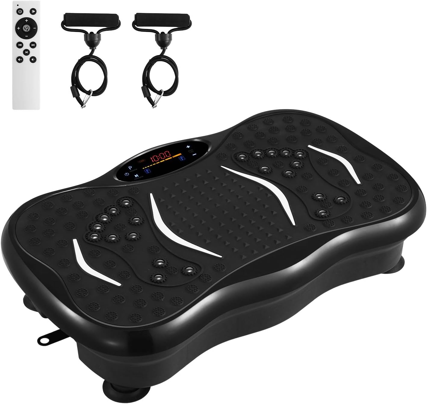 GNEKI Vibration Plate Exercise Machine, Vibrating Fitness Platform for Lymphatic Drainage, Full Body Shaker Workout Equipment Shaping Vibrate Plate, Board Sport for Home Exercise Gym