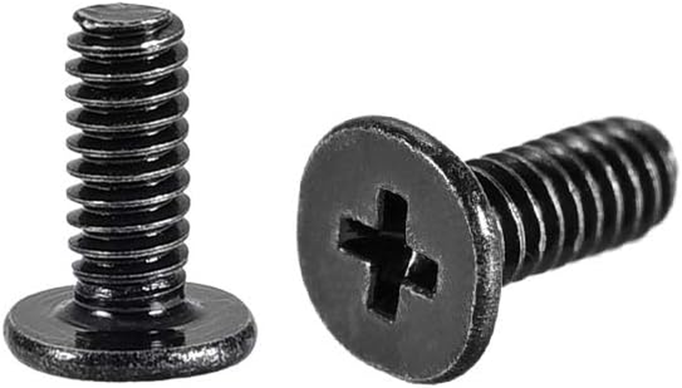 Uxcell M2X5Mm Phillips Screw Fastener Black 3.8Mm Dia Screw Head for Laptop PC TV Fan Audio Switch 50Pcs image number 3