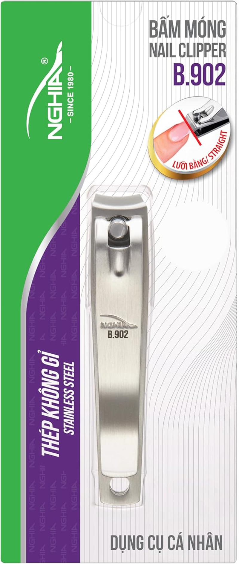 Nghia Stainless Steel Nail Clipper B-902