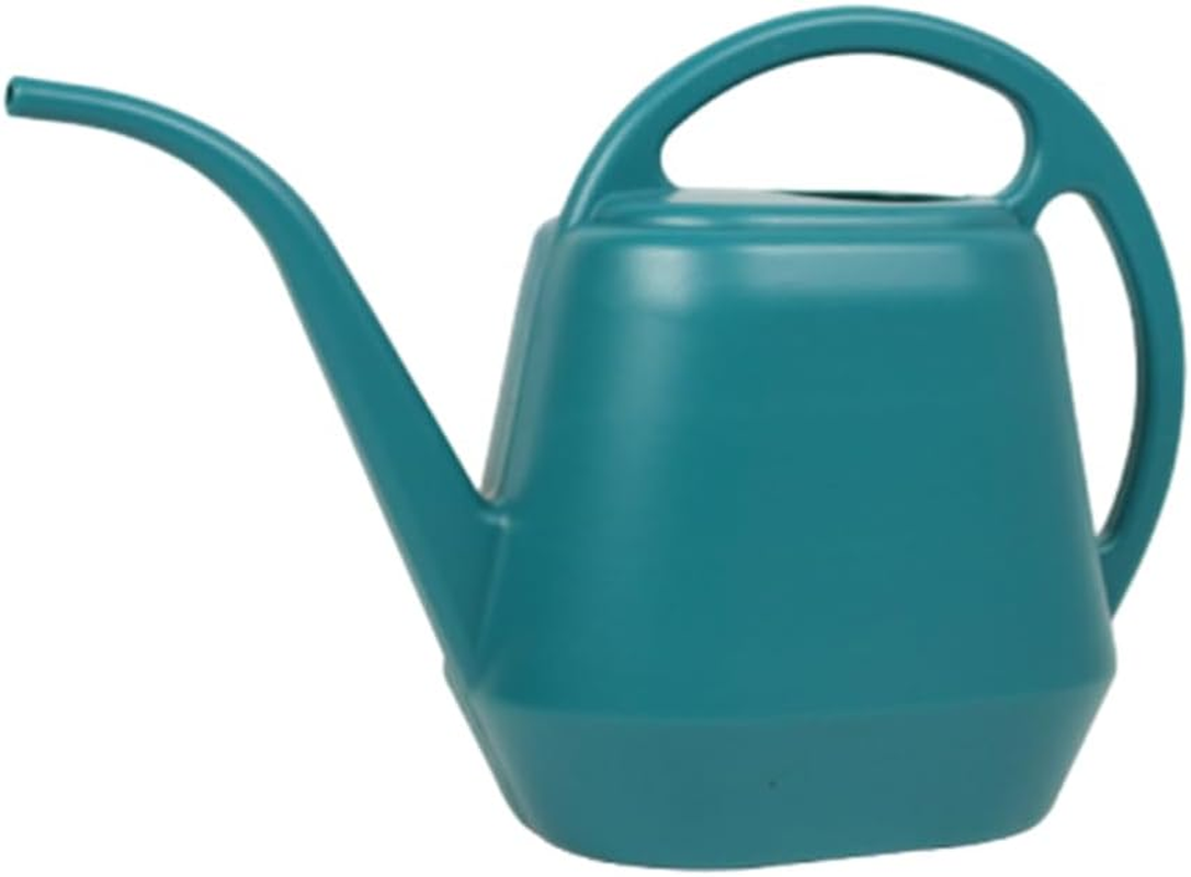 AIMALL 4L Gardening Watering Can - Durable Plastic Long Spout Watering Kettle, Available in Yellow, Wine Red, Lake Blue, Grey, Dark Green, Dark Blue, 14.9 X 9.64 X 7.87 Inches