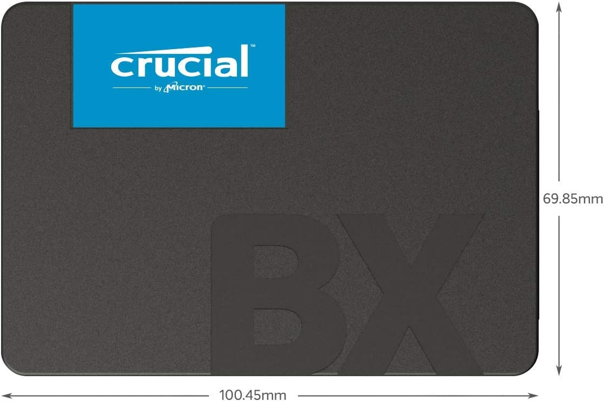 Crucial BX500 1TB 2.5 Inch SSD, CT1000BX500SSD1, Black image number 1